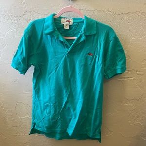 Perils Green collard shirt. Size small